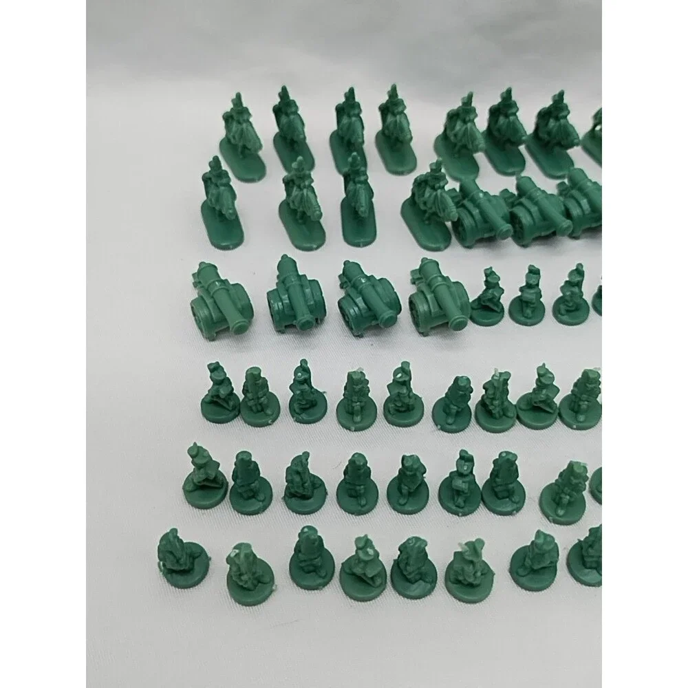 Set Of (60) 1999 Risk Gray Board Game Player Pieces